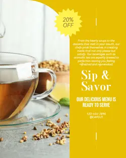 Foods & Beverage Menu