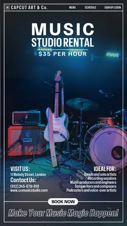 Other Industry Music Studio Rental Instagram Story