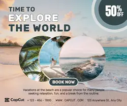 Vacation Promotion Facebook Post