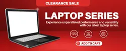 E-commerce Electronics Laptop Detail Page Red