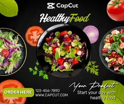 Healthy Food Advertisement Poster
