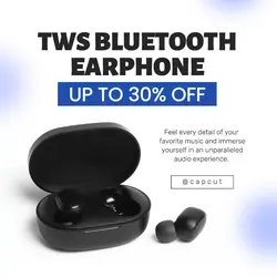 Electronic Product Earphone Instagram Post