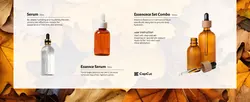 Cosmetics and Personal Care Product Showcase - Minimalistic Style for Facial Care