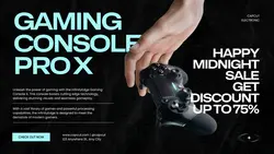 Electronic Product Midnight Sale Twitter Post