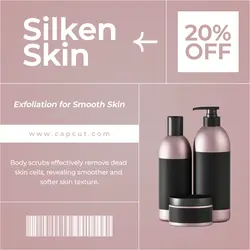 Beauty Silken Skin Instagram Post