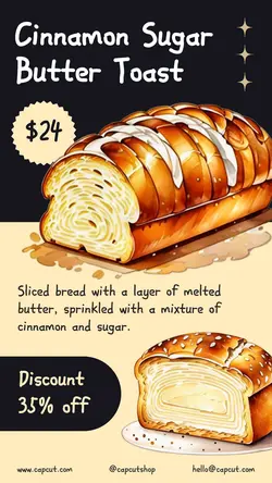 Food and Beverage Toast Promotion Instagram Story