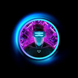 Non-marketing Instagram Profile Photo Neon Style
