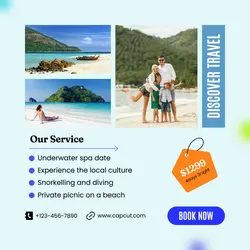 Travel Industry Promotion Trip Instagram Post