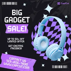 Electronics Big Gadget Sale Instagram Post