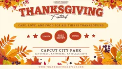 THANKSGIVING FESTIVAL BANNER