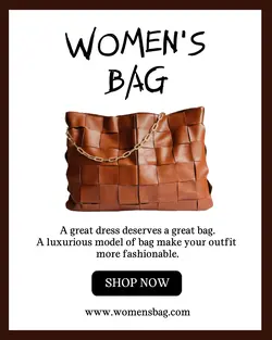 fashion and product bag display