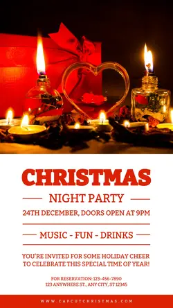 Christmas Night Party Instagram Story