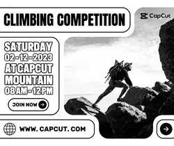 Other Climbing Competition Promotion Facebook Post