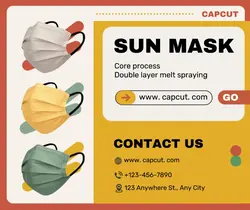 Medical Sun mask New arrivals Colorful