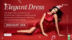 Christmas Fashion Promotion Twitter Post