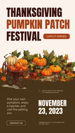 Thanksgiving Festival Instagram Story