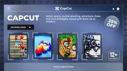 Online Entertainment game sales simple style
