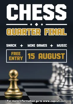 Non - Marketing Campus Poster Chess Quarter Final