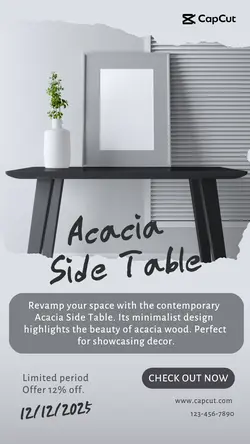 Bedroom Product Promotion Instagram Story