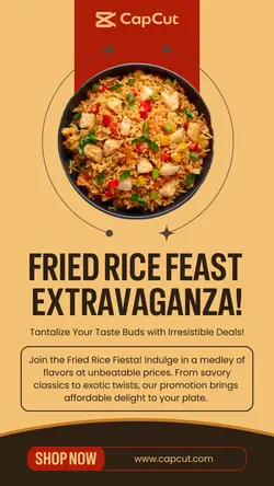 Food Fried Rice Promotion Instagram Story