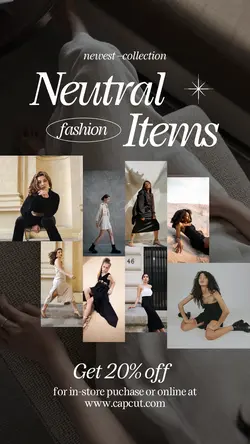 8 Multi-Image Product Aesthetic Neutral Instagram