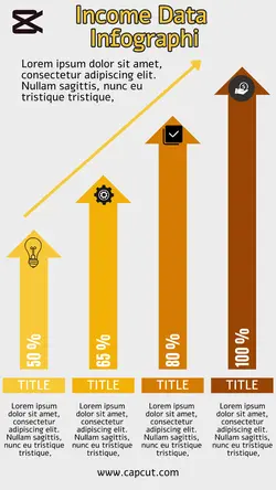 Non-marketing infographic Income Data Infographi
