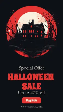 Halloween Sale Special Offer Instagram Story