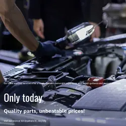 Cars & Auto parts Sales Promotion