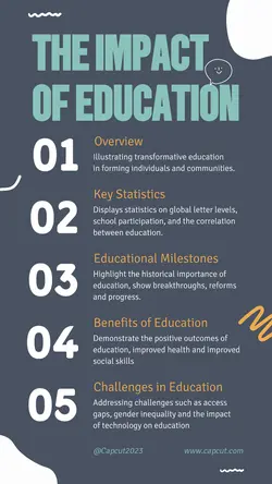 Non-Marketing Inforgraphic Blue Illustration