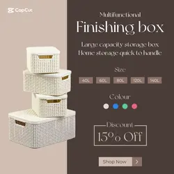 Finishing box Home furnishings show Simplicity