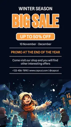 Fashion Winter Sale Instagram Story