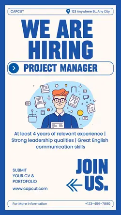 Busines Office Recruitment Instagram Story