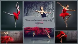 Non-Marketing Facebook Cover Ballerina