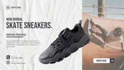 Sneakers Brand New Arrival Facebook COver Post