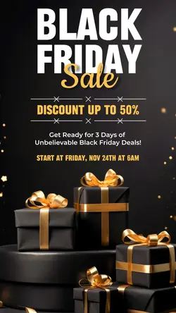 Black Friday Sale Promotion for Instagram Story