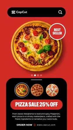 4 Multi-product Image + Food Pizza Sale