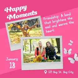 Happy Moments - Instagram Post