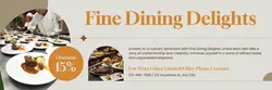 Fine Dining Discount Promotion Twitter Header