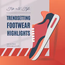 Fashion Footwear Instagram Post Template