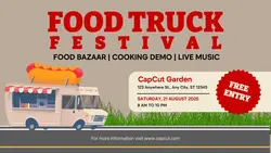 Food Truck Festival Event Promotion