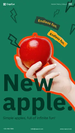 foodstuff&apple displayed Minimalist style