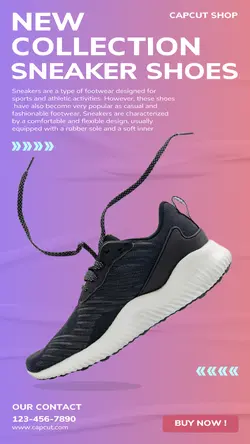 Fashion Sneaker Product Display