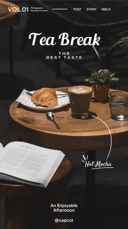 CC0 Foods & Beverage Mocha Branding retro style