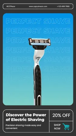 Razor Product Display Instagram Story