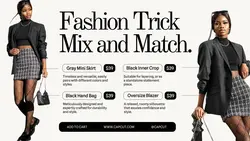 Fashion Mix and Match Twitter Post
