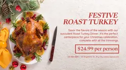 Christmas Food Promotion Facebook AD