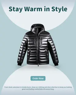 Clothing & Shoes Menu