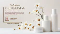 Skincare product review for social media cover