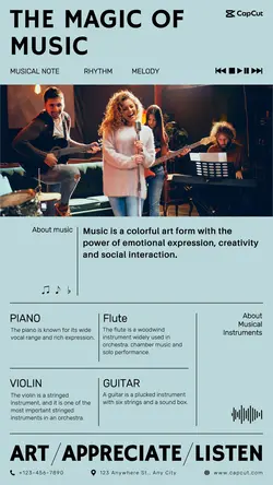 Services Service detail Musical instrument weak marketing