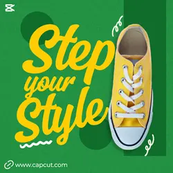 Fashion Shoes Instagram Post Yellow Minimalist